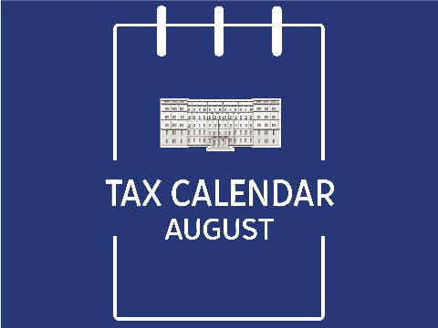 Tax Calendar – August 2025